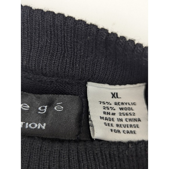 Vintage Biggie Knit Sweater Mens XL 3D 90s Protege Collection Wool Acrylic Cooj - Picture 3 of 8